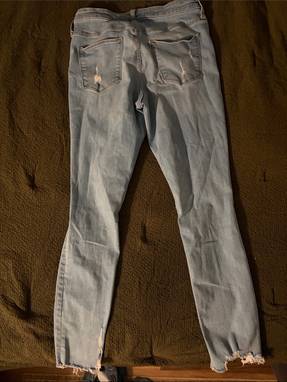 Universal Thread Light Blue Ripped Skinny Jeans - Picture 2 of 4